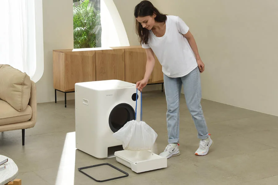 mess free litter box